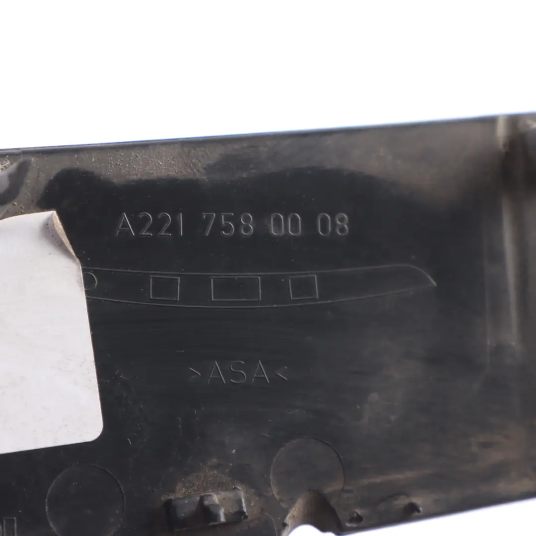 Mercedes W221 Cover Trim Boot Lid Tailgate Rear Panel - SKU A2217580008 - Part number A2217580008