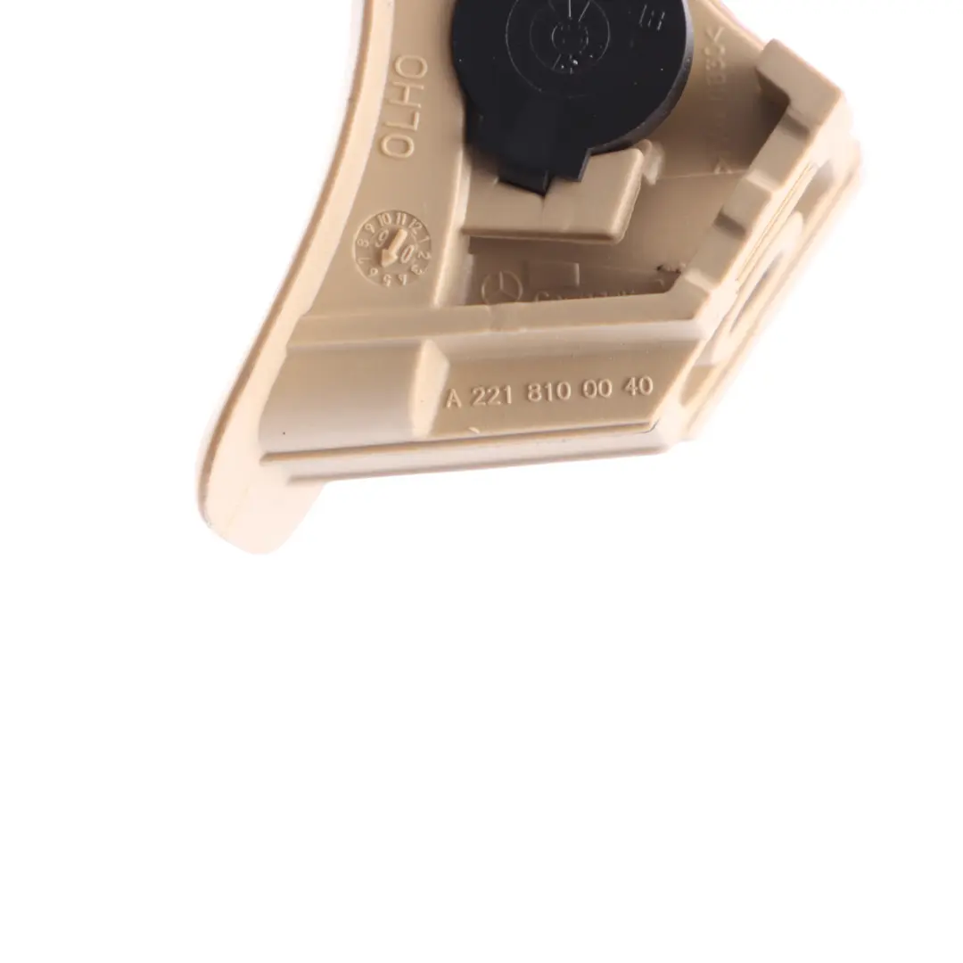 Interior Rear Roof Coat Clothes Headlining Hook Beige to Mercedes W221 with Part number A2218100040 Mercedes W221 Interior Rear Roof Coat Clothes Headlining Hook Beige - SKU A2218100040-2 - Part number A2218100040