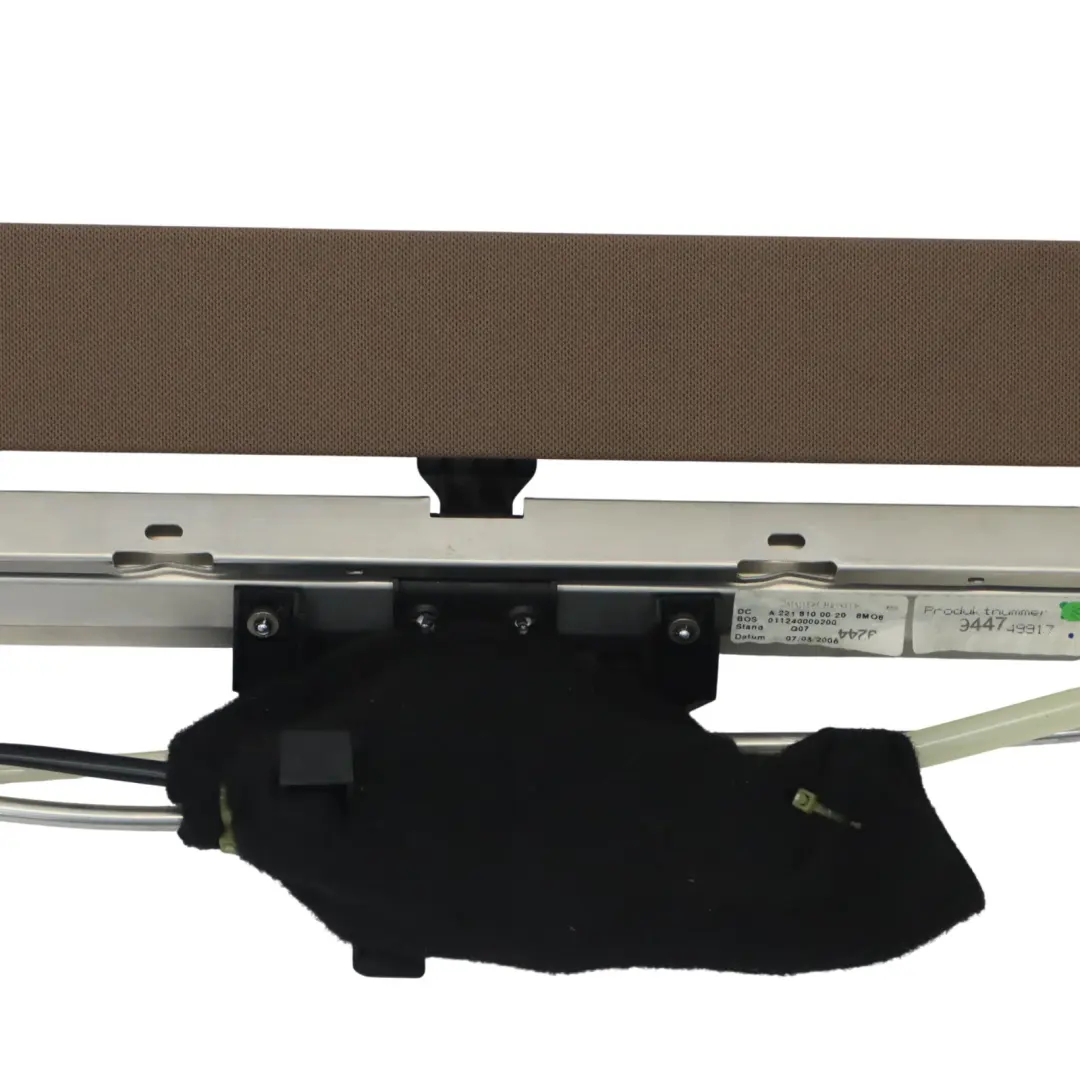 Mercedes W221 Trunk Roller Blind Rear Electrical Parcel Storage Shelf Black - SKU A2218102920-1 - Part number A2218102920