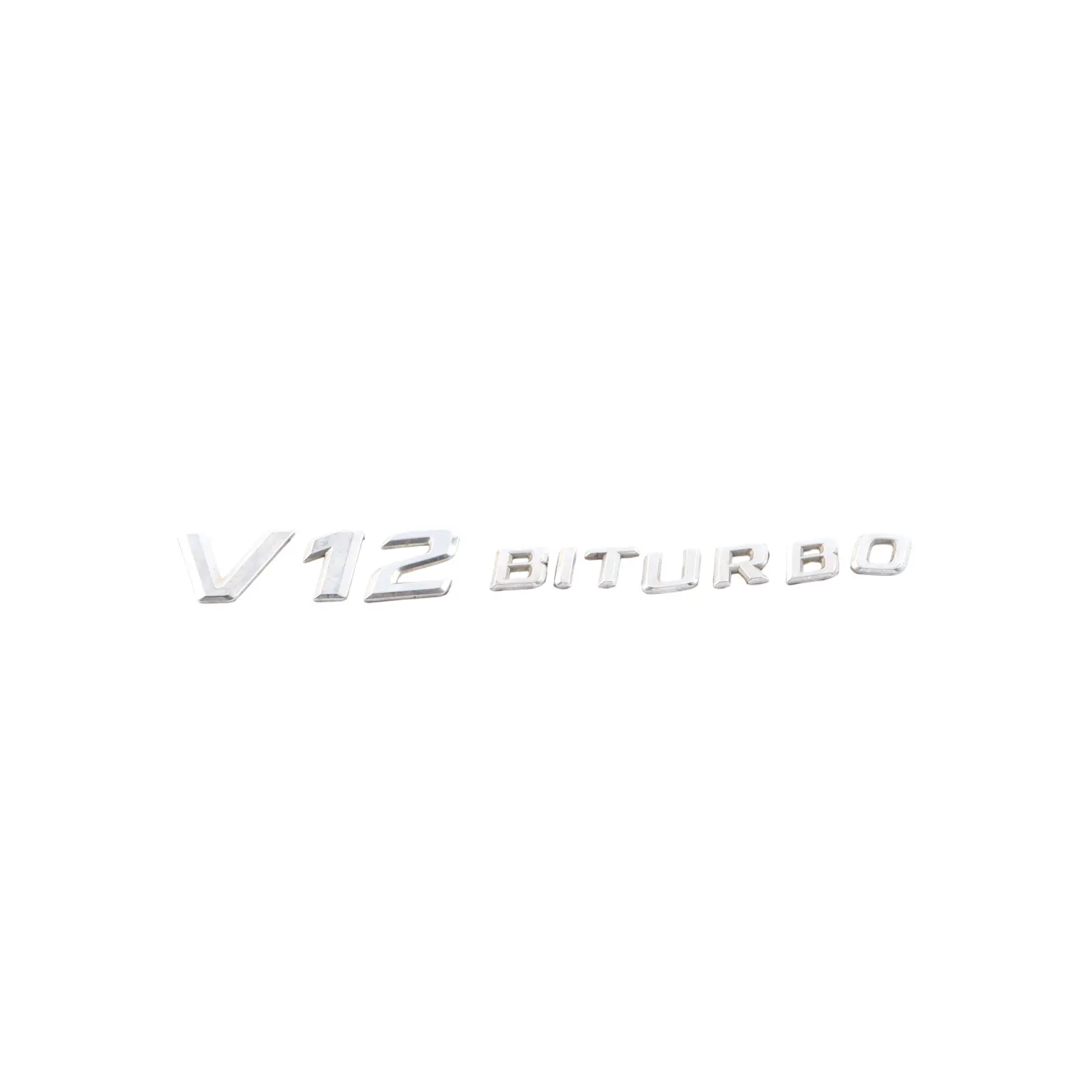 Rear Boot Emblem Mercedes C216 W221 Trunk Lid Lettering V12 BITURBO A2218171815