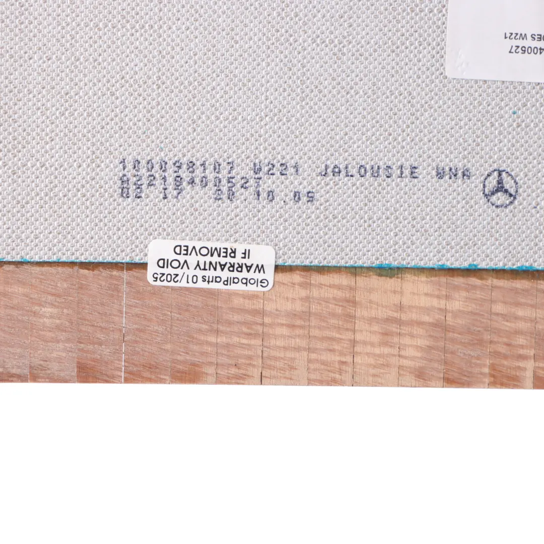 Mercedes W221 Consolle Posteriore Impiallacciata Legno - SKU A2218400527 - Numero di parte A2218400527