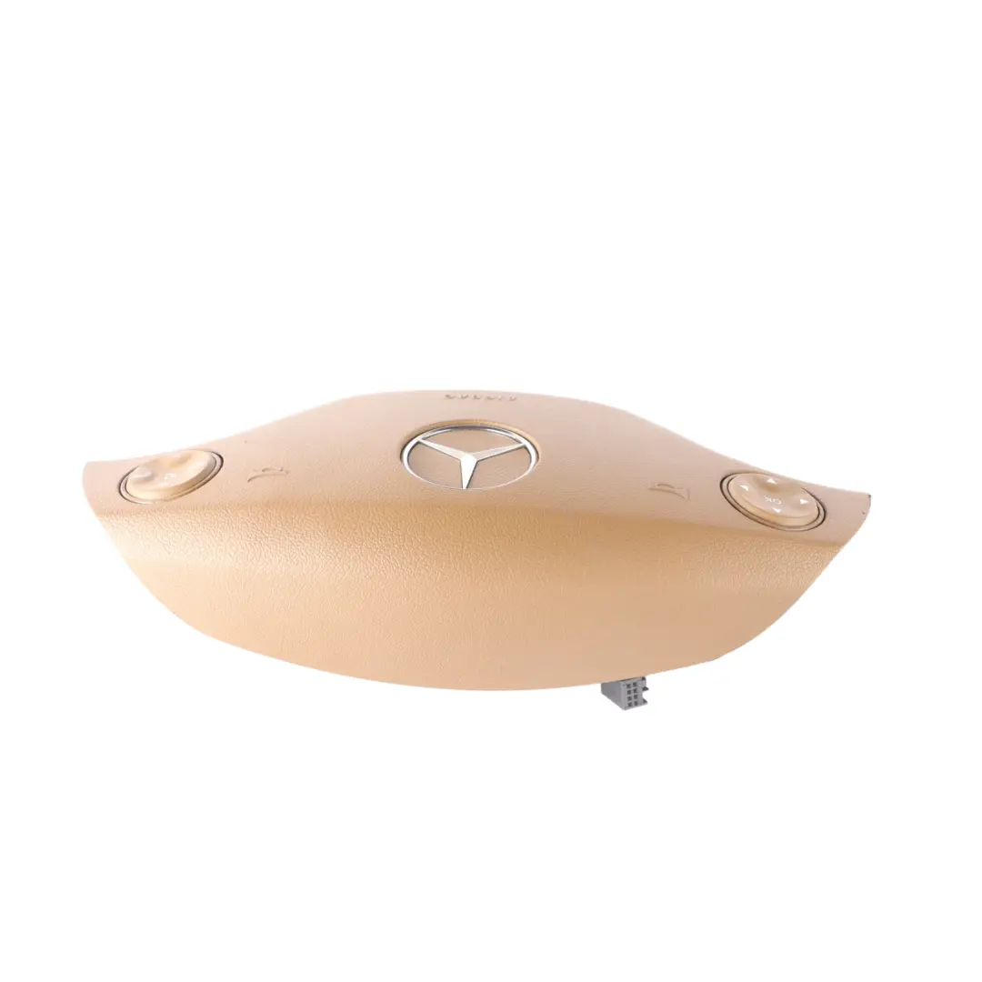 Mercedes W221 Steering Wheel Air Module Buttons Leather - SKU A2218600502-3 - Part number A2218600502