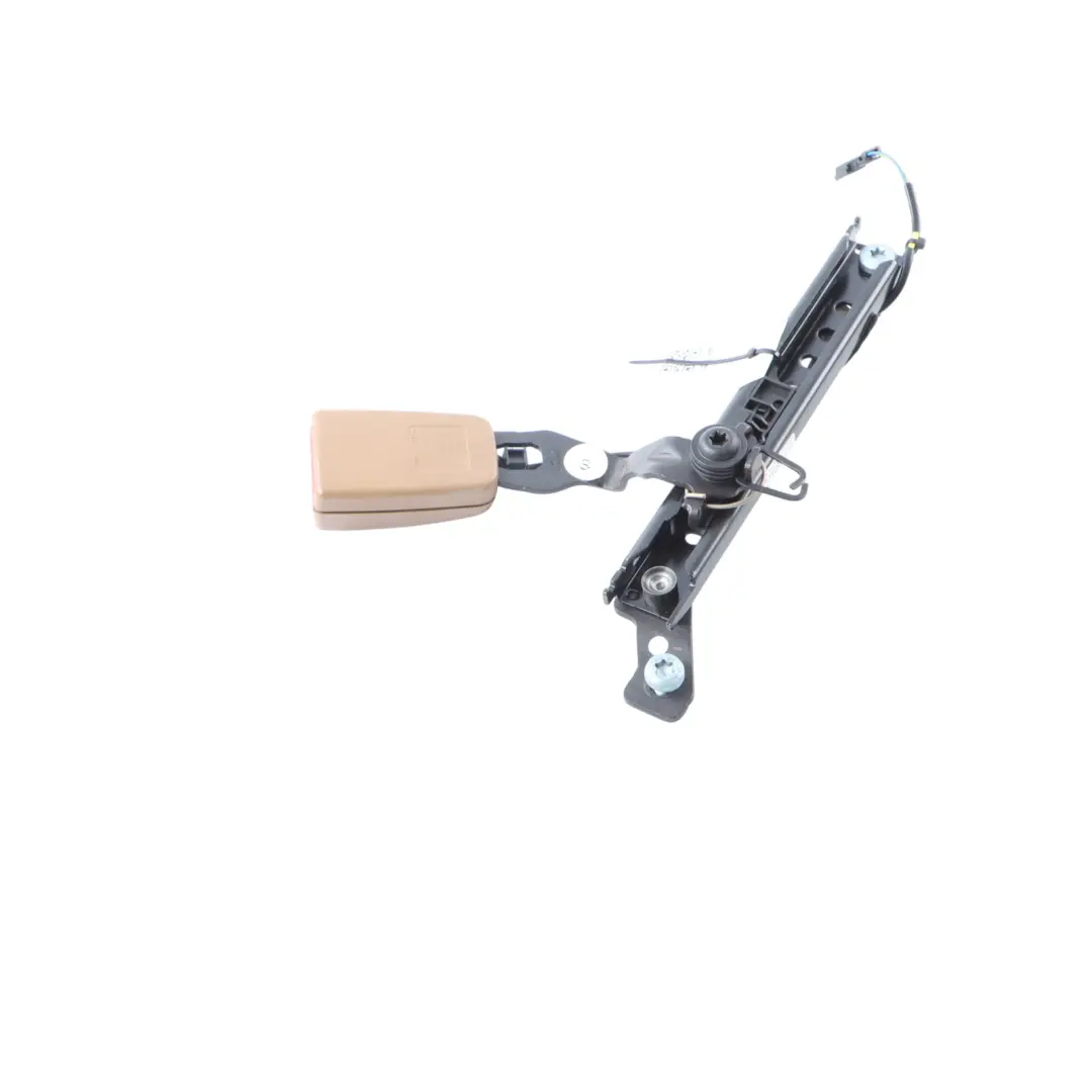 Belt Lock Buckle Rail Rear Left N/S to Mercedes W221 Seat with Part number A2218600569 Mercedes W221 Seat Belt Lock Buckle Rail Rear Left N/S - SKU A2218600569 - Part number A2218600569