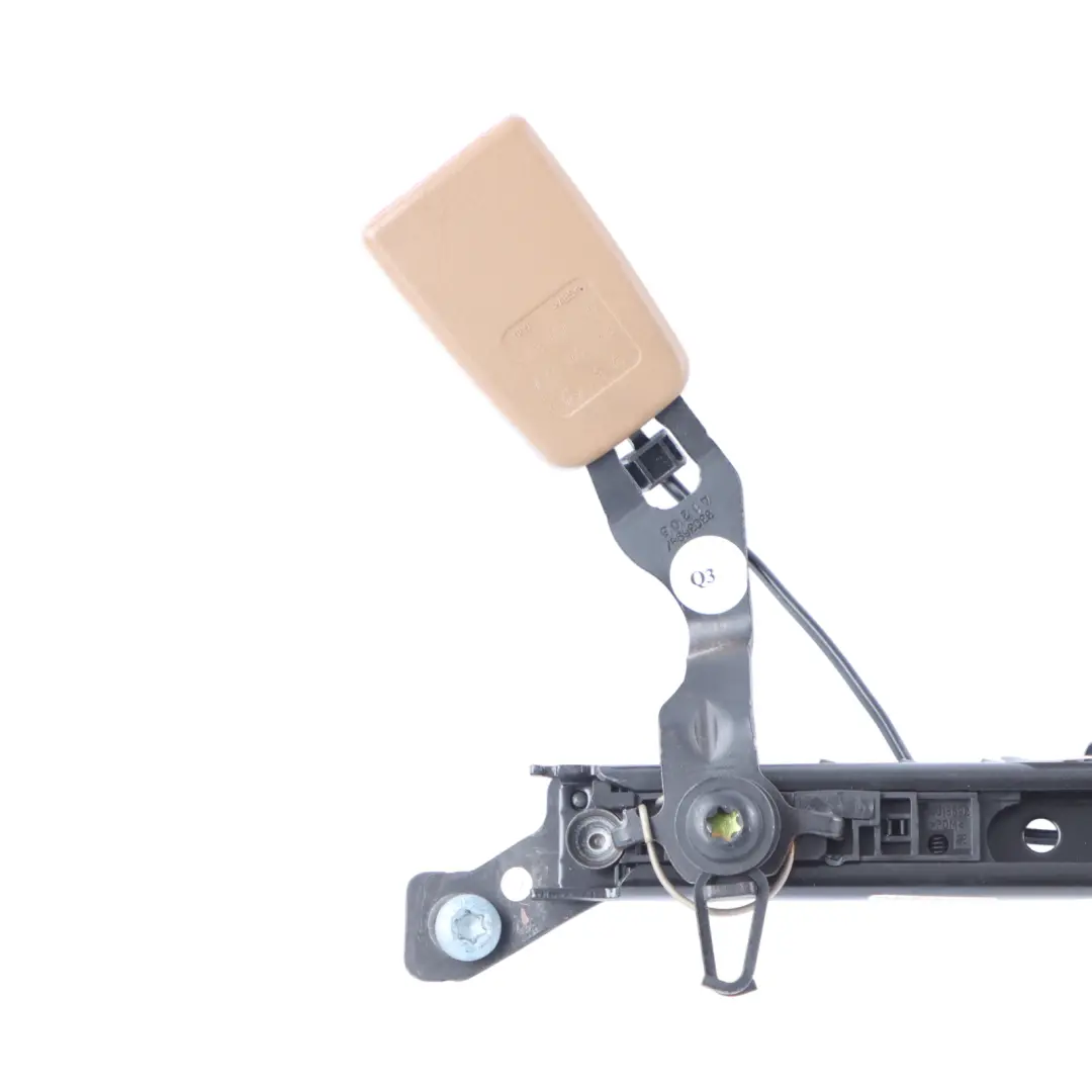 Belt Lock Buckle Rail Rear Left N/S to Mercedes W221 Seat with Part number A2218600569 Mercedes W221 Seat Belt Lock Buckle Rail Rear Left N/S - SKU A2218600569 - Part number A2218600569