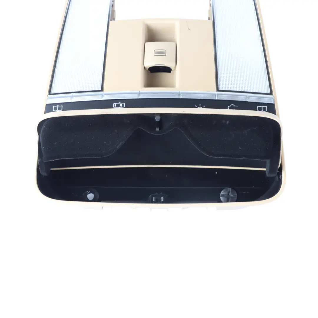 Interior Roof Reading Lamp Courtesy Light Switch Panel to Mercedes W221 with Part number A2218700487 Mercedes W221 Interior Roof Reading Lamp Courtesy Light Switch Panel - SKU A2218700487 - Part number A2218700487