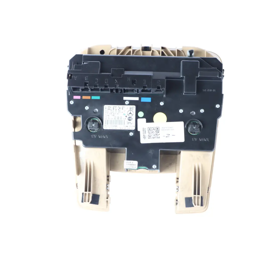 Innenraum Dach Leselampe Höflichkeit Licht Schalttafel für Mercedes W221 mit Teilenummer A2218700487 Mercedes W221 Innenraum Dach Leselampe Höflichkeit Licht Schalttafel - SKU A2218700487 - Teilenummer A2218700487