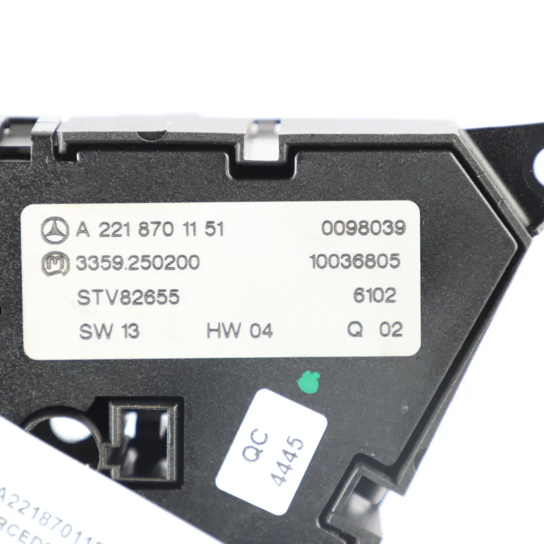 Mercedes W221 Door Card Seat Control Panel Switch Front Right O/S - SKU A2218701151 - Part number A2218701151