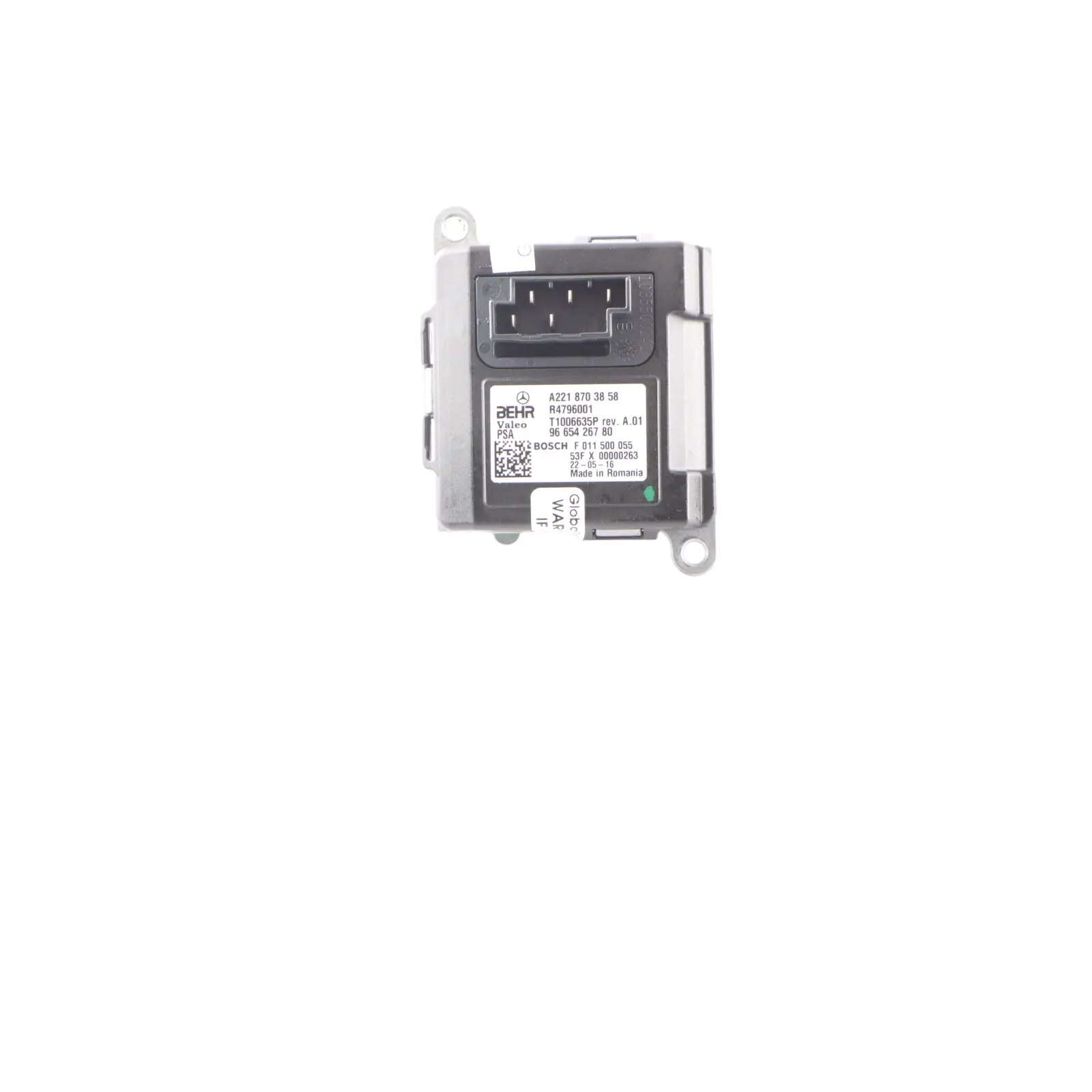 Mercedes W221 Blower Motor Heater Fan Resistor Regulator A2218703858