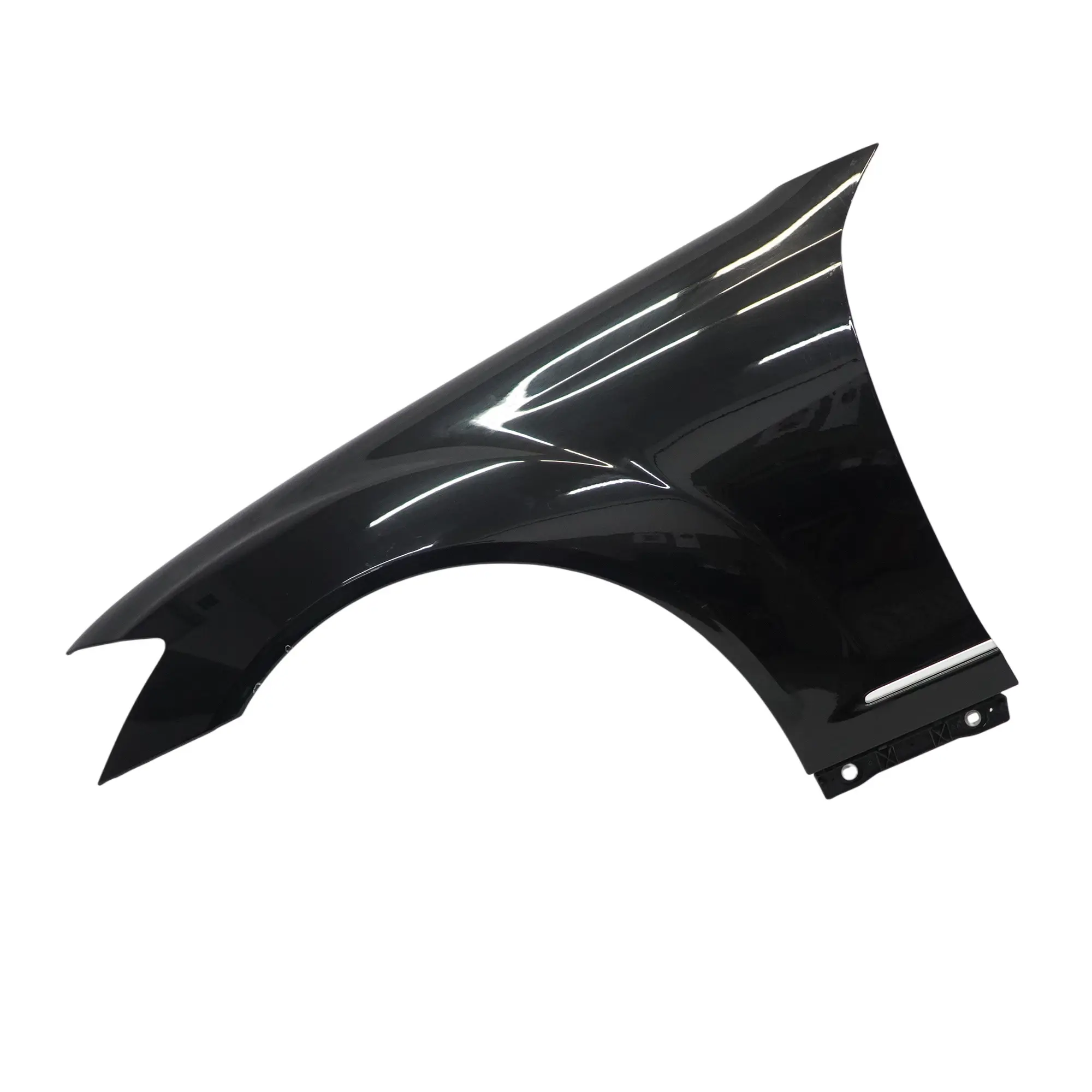 Mercedes W221 Panel de ala Delantero Izquierdo Panel lateral pintado nero - 040