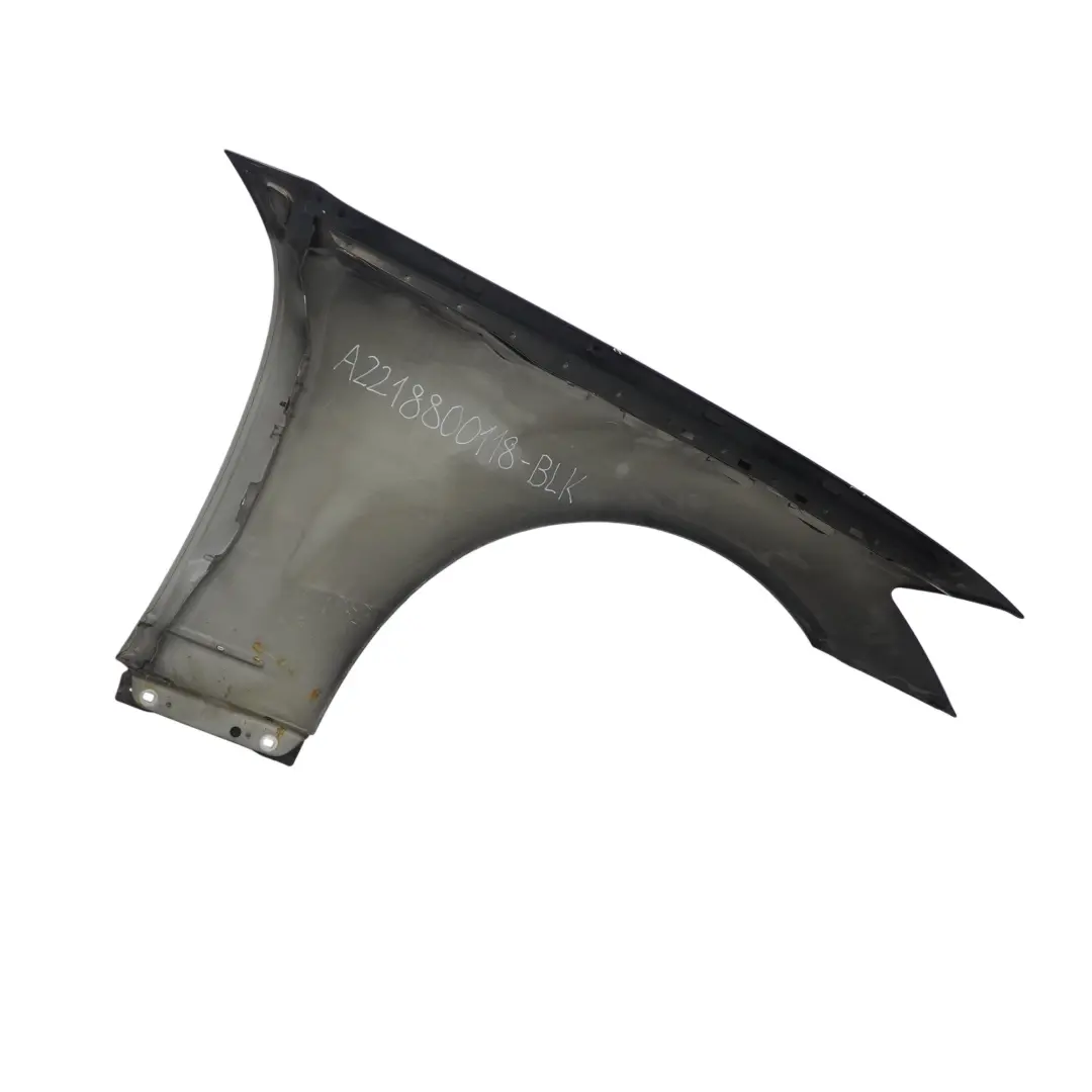 Mercedes W221 Fender Wing Panel Front Left N/S Side Panel Black - 040 - SKU A2218800118-BLK - Part number A2218800118