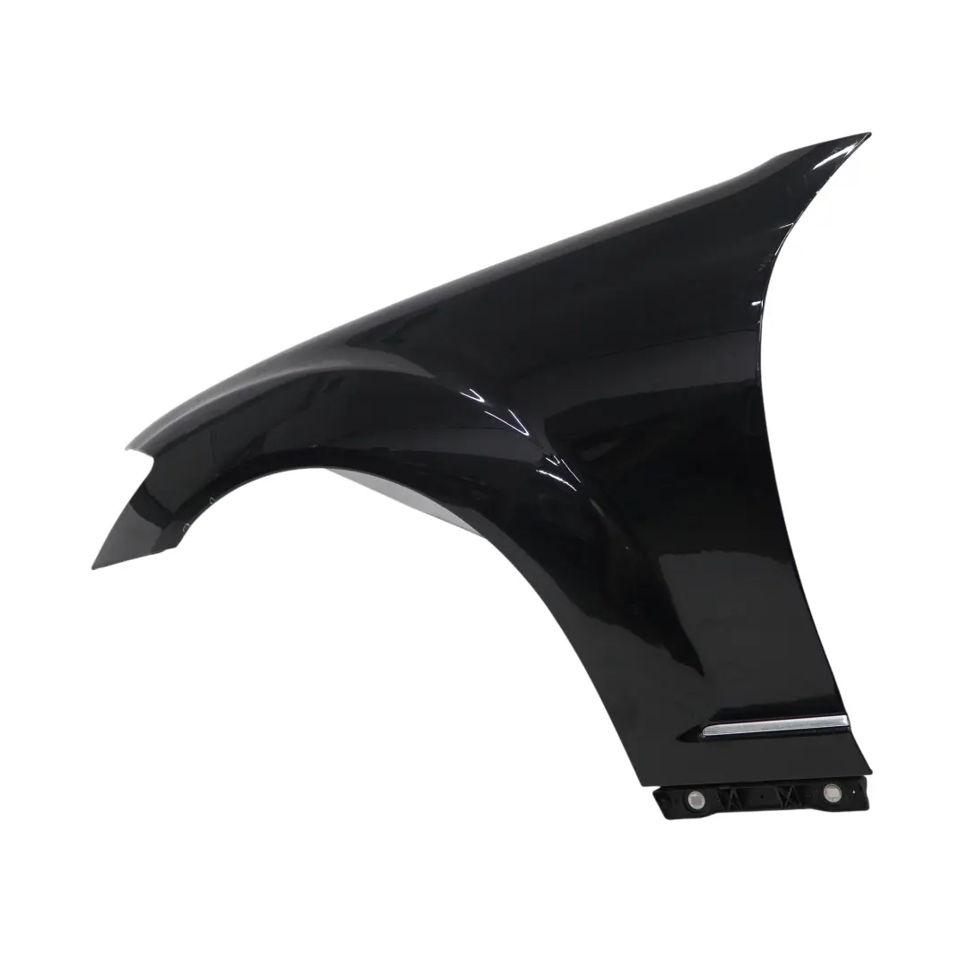 Mercedes W221 Panel de ala Delantero Izquierdo Panel lateral pintado nero - 040 - SKU A2218800118-BLK - Número de pieza A2218800118