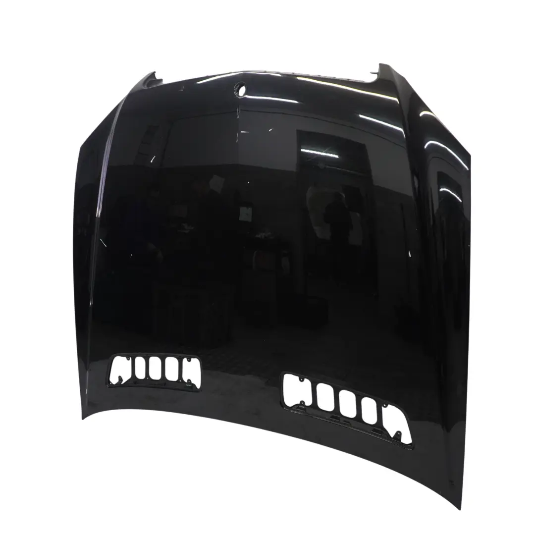 Hood Bonnet Trim Panel S-Class to Mercedes W221 with Part number A2218800157 Mercedes W221 Hood Bonnet Trim Panel S-Class - SKU A2218800157-BLA - Part number A2218800157