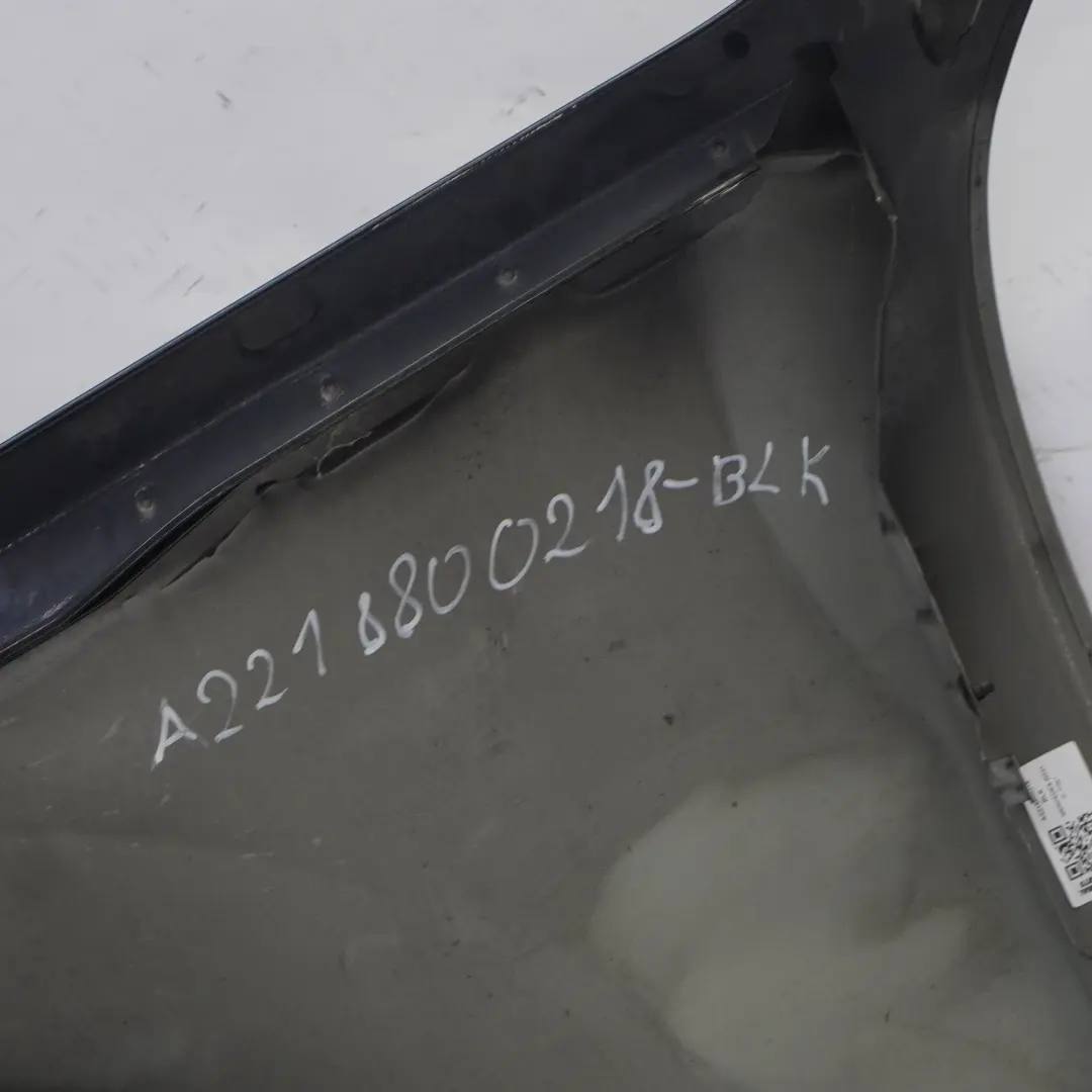 Mercedes W221 Błotnik Prawy Przedni Osłona Karoserii Panel Czarny - 040 - SKU A2218800218-BLK - Numer Części A2218800218
