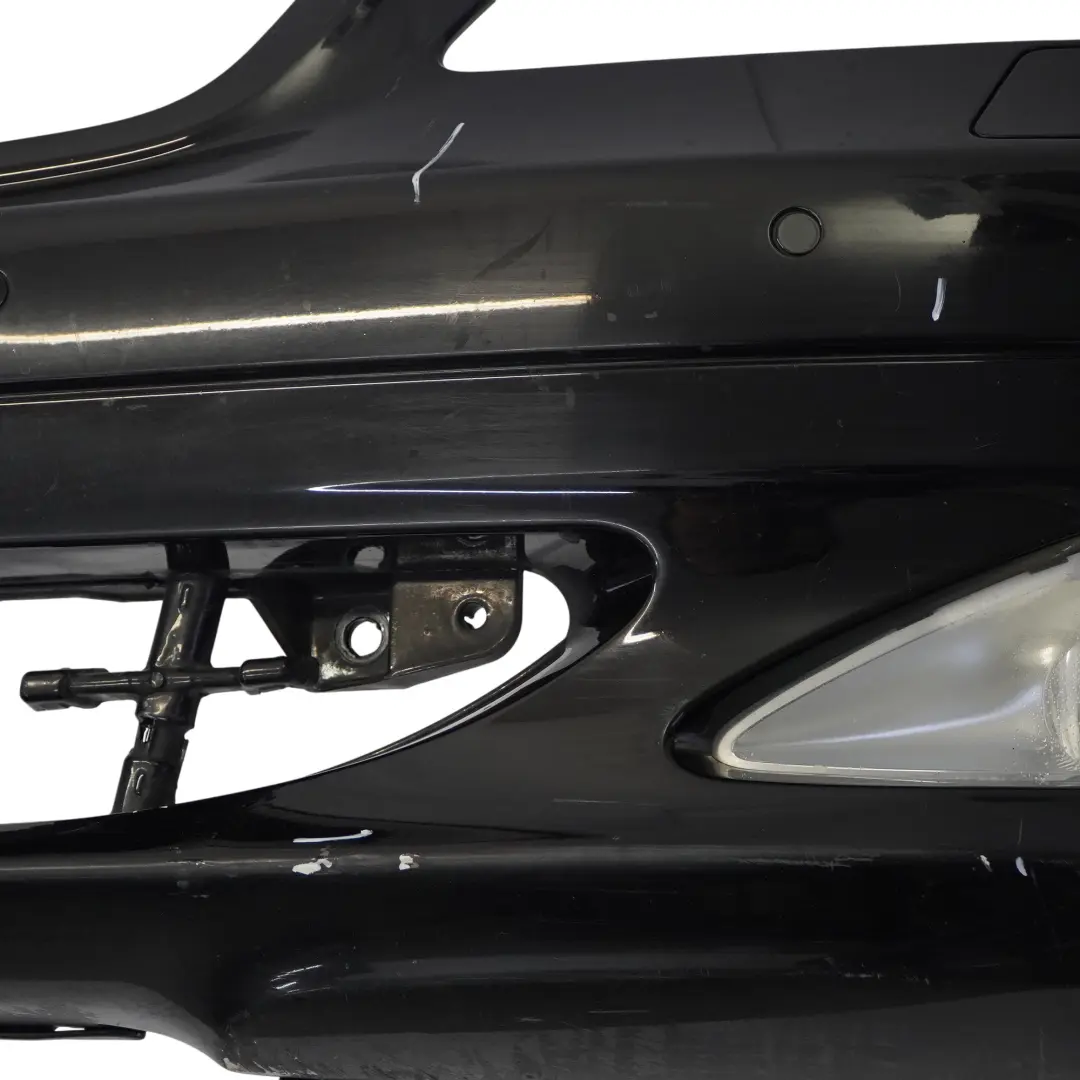 Mercedes W221 Front Bumper Trim Panel Cover Schwarz Black - 040 - SKU A2218801040-BLA - Part number A2218801040