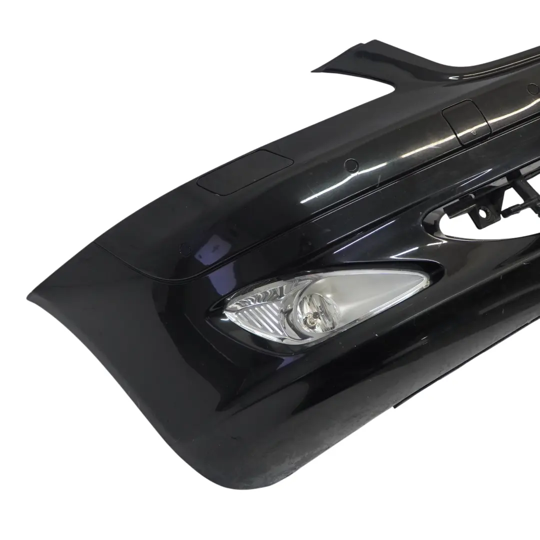 Mercedes W221 Front Bumper Trim Panel Cover Schwarz Black - 040 - SKU A2218801040-BLA - Part number A2218801040