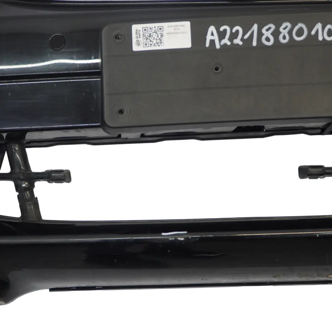 Mercedes W221 Front Bumper Trim Panel Cover Schwarz Black - 040 - SKU A2218801040-BLA - Part number A2218801040