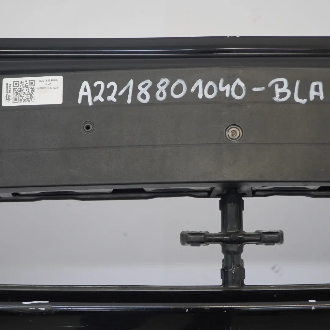 Mercedes W221 Front Bumper Trim Panel Cover Schwarz Black - 040 - SKU A2218801040-BLA - Part number A2218801040