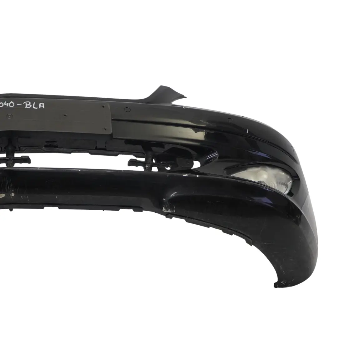 Mercedes W221 Front Bumper Trim Panel Cover Schwarz Black - 040 - SKU A2218801040-BLA - Part number A2218801040