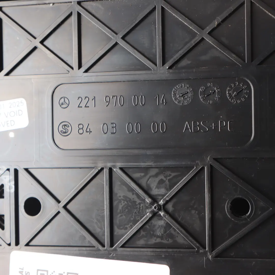 Centre Console Bench Arm Rest Cup Holder Panel to Mercedes W221 Rear with Part number A2219700014 Mercedes W221 Rear Centre Console Bench Arm Rest Cup Holder Panel - SKU A2219700014 - Part number A2219700014