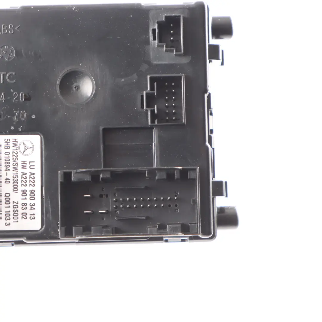 Conditioning Module Mercedes W205 W222 W253 A/C Control Unit to Air with Part number A2229003413 Air Conditioning Module Mercedes W205 W222 W253 A/C Control Unit - SKU A2229003413 - Part number A2229003413