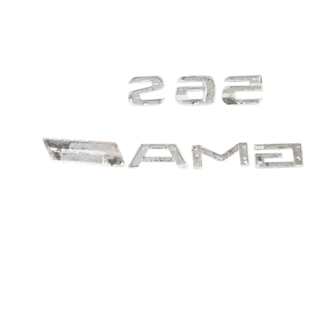 Boot Tailgate Emblem Lettering S65 AMG Chrome to Mercedes W221 Rear with Part number A2308170915 Mercedes W221 Rear Boot Tailgate Emblem Lettering S65 AMG Chrome - SKU A2308170915 - Part number A2308170915