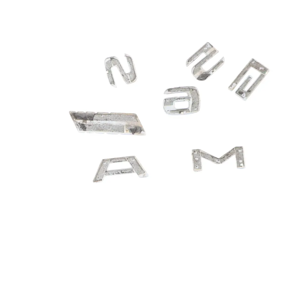Boot Tailgate Emblem Lettering S65 AMG Chrome to Mercedes W221 Rear with Part number A2308170915 Mercedes W221 Rear Boot Tailgate Emblem Lettering S65 AMG Chrome - SKU A2308170915 - Part number A2308170915
