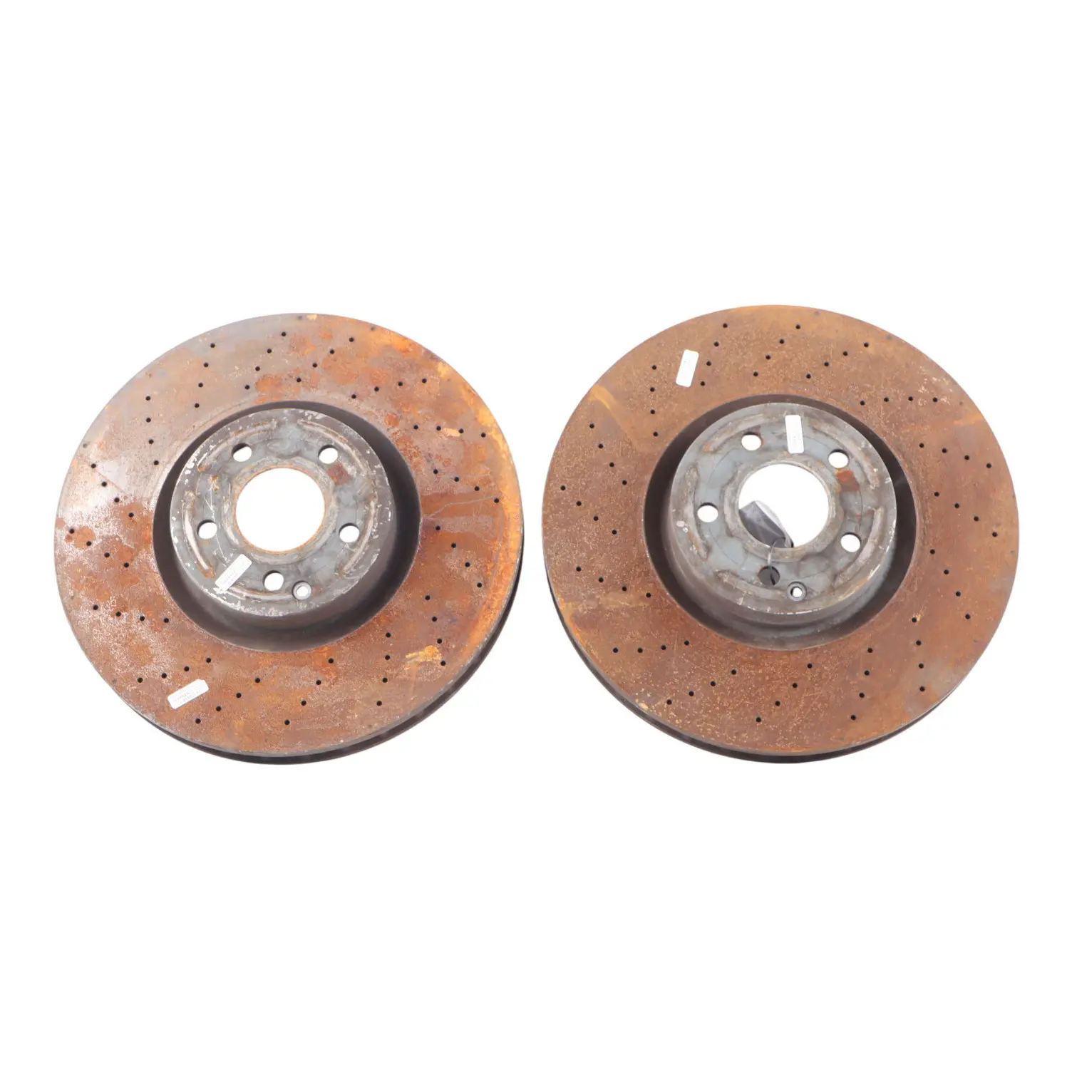 Mercedes R231 Brake Disc Front Left Right N/O/S Perforated Brake Disc Set