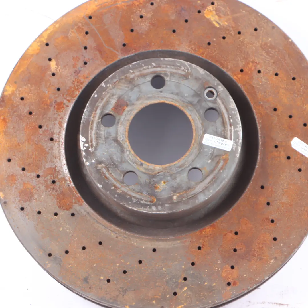 Mercedes R231 Brake Disc Front Left Right N/O/S Perforated Brake Disc Set - SKU A2314211312 - Part number A2314211312