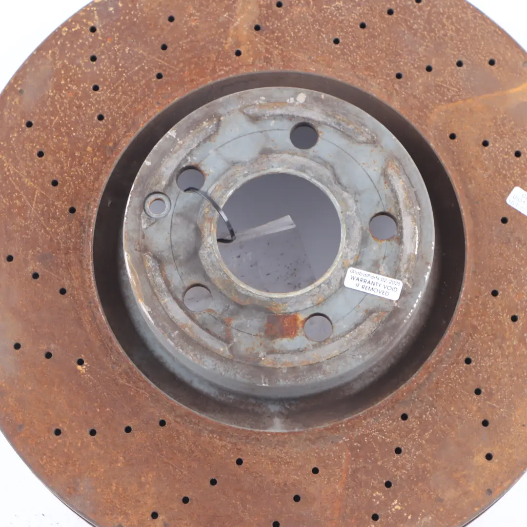 Mercedes R231 Brake Disc Front Left Right N/O/S Perforated Brake Disc Set - SKU A2314211312 - Part number A2314211312