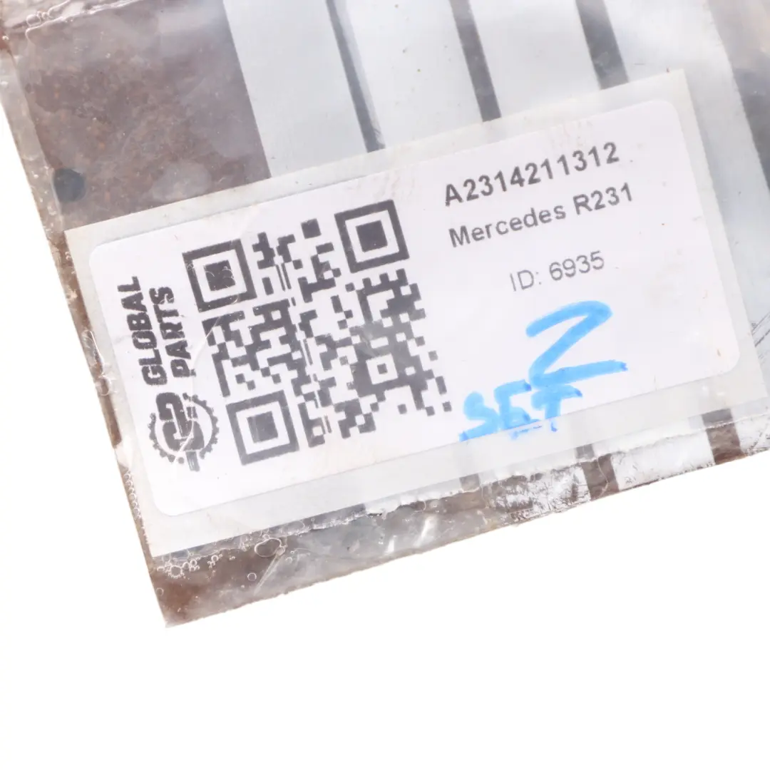 Mercedes R231 Brake Disc Front Left Right N/O/S Perforated Brake Disc Set - SKU A2314211312 - Part number A2314211312