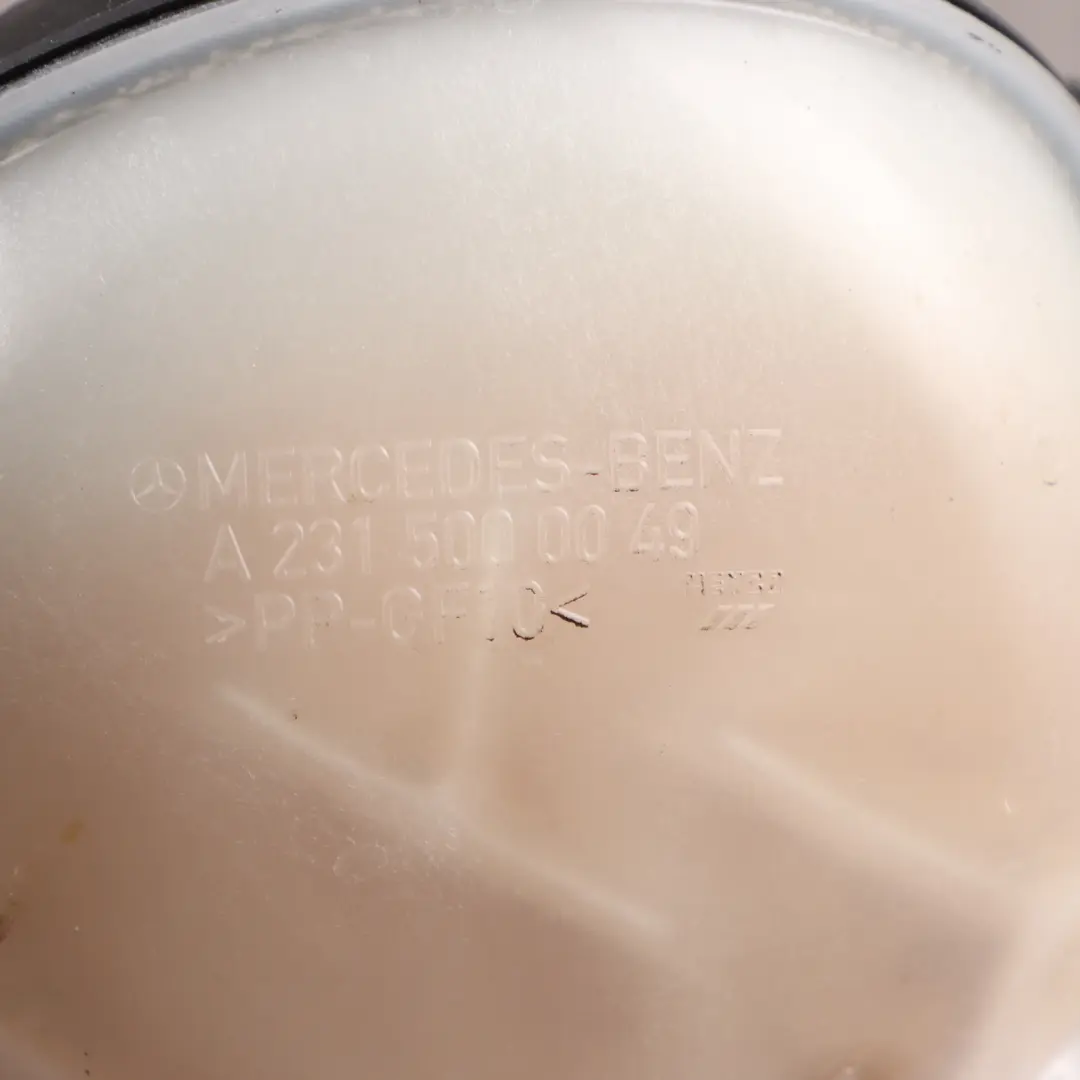 Water Coolant Expansion Overflow Tank Bottle to Mercedes R231 M276 with Part number A2315000049 Mercedes R231 M276 Water Coolant Expansion Overflow Tank Bottle - SKU A2315000049 - Part number A2315000049