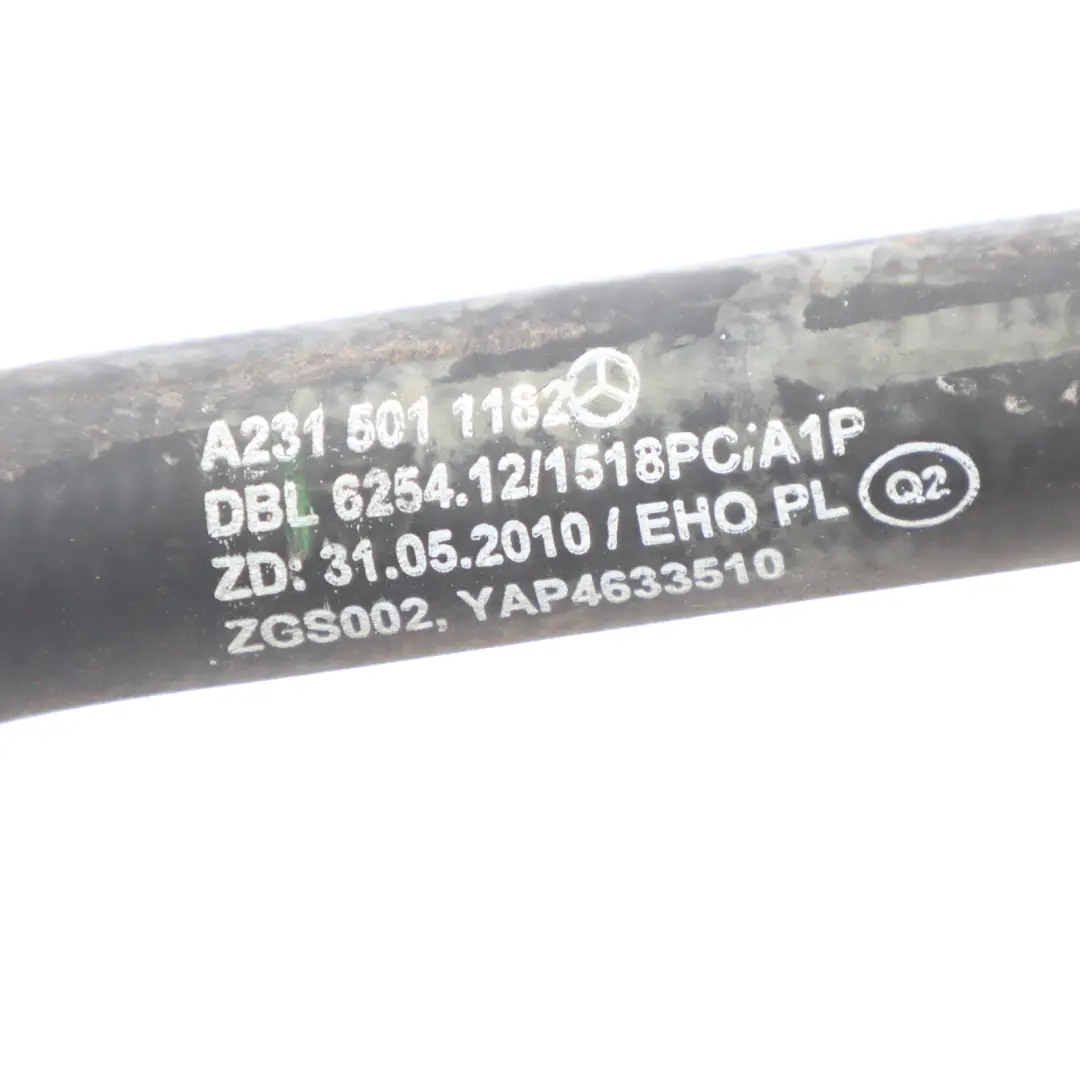 Mercedes R231 Engine Cooling Coolant Line Pipe Hose - SKU A2315011182 - Part number A2315011182