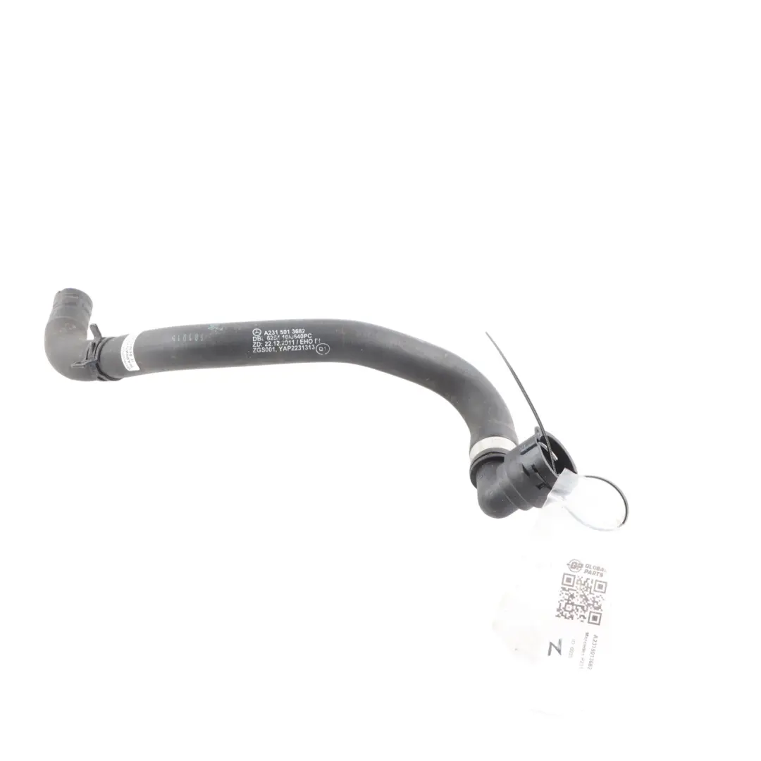 Cooling Coolant Line Pipe Hose to Mercedes R231 Engine with Part number A2315013682 Mercedes R231 Engine Cooling Coolant Line Pipe Hose - SKU A2315013682 - Part number A2315013682