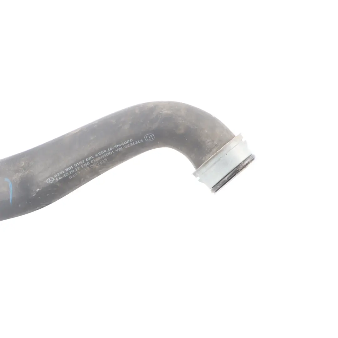 Manguera De Refrigerante Del Radiador Del Motor para Mercedes R231 con número de pieza A2315015182 Mercedes R231 Manguera De Refrigerante Del Radiador Del Motor - SKU A2315015182 - Número de pieza A2315015182