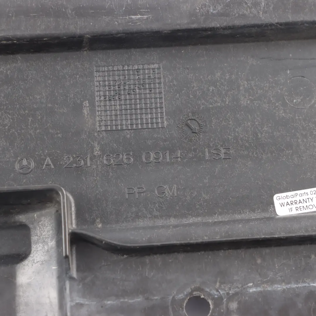 Radiator Fan Shroud Upper Cover Bracket Trim to Mercedes SLK R231 with Part number A2316260914 Mercedes SLK R231 Radiator Fan Shroud Upper Cover Bracket Trim - SKU A2316260914-1 - Part number A2316260914