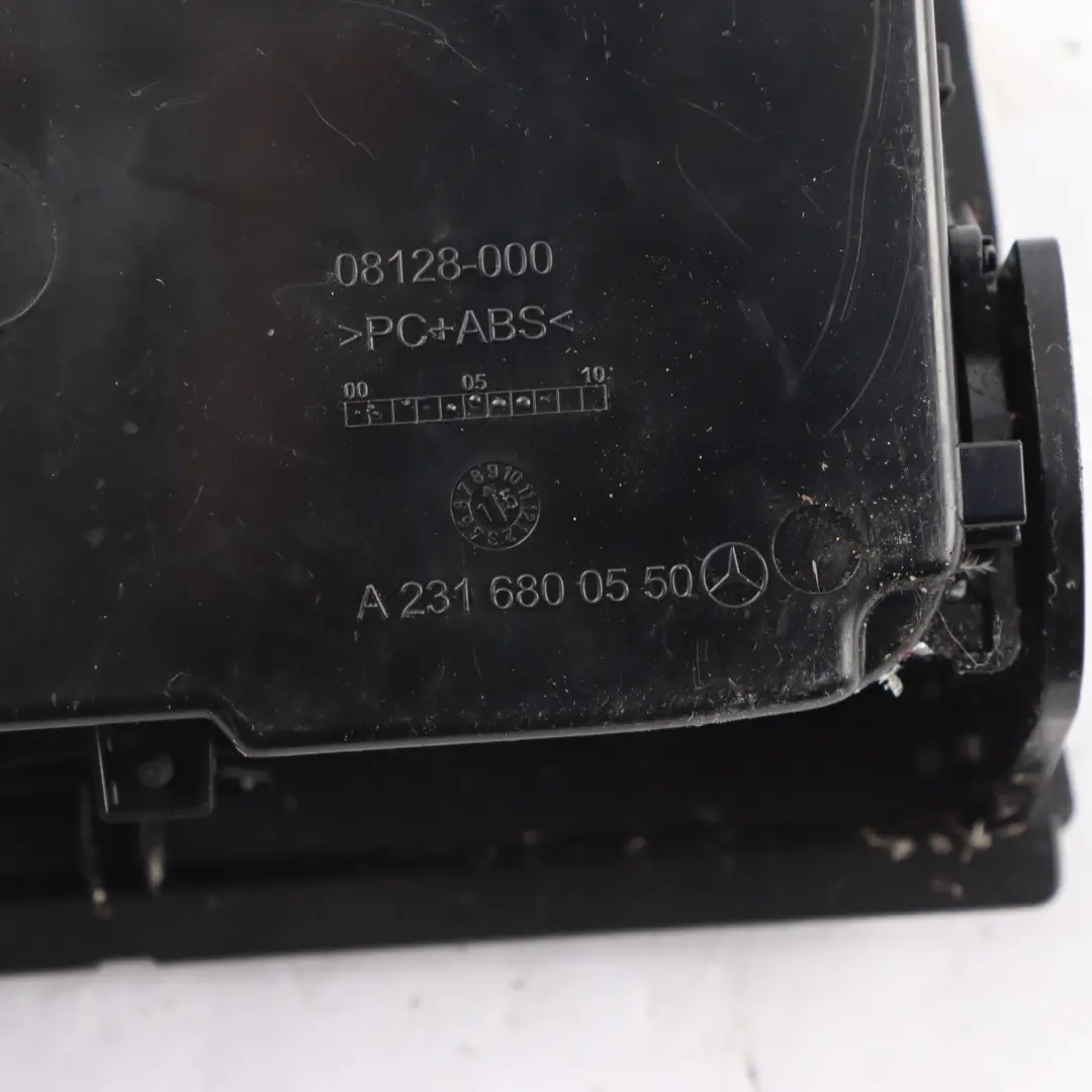 Centre Console Ashtray Cup Holder Trim Panel to Mercedes SL R231 with Part number A2316800550 Mercedes SL R231 Centre Console Ashtray Cup Holder Trim Panel - SKU A2316800550 - Part number A2316800550