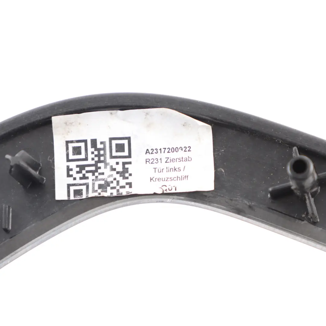 Mercedes R231 Front Interior Door Trim Strip Cover Panel Left N/S - SKU A2317200922 - Part number A2317200922