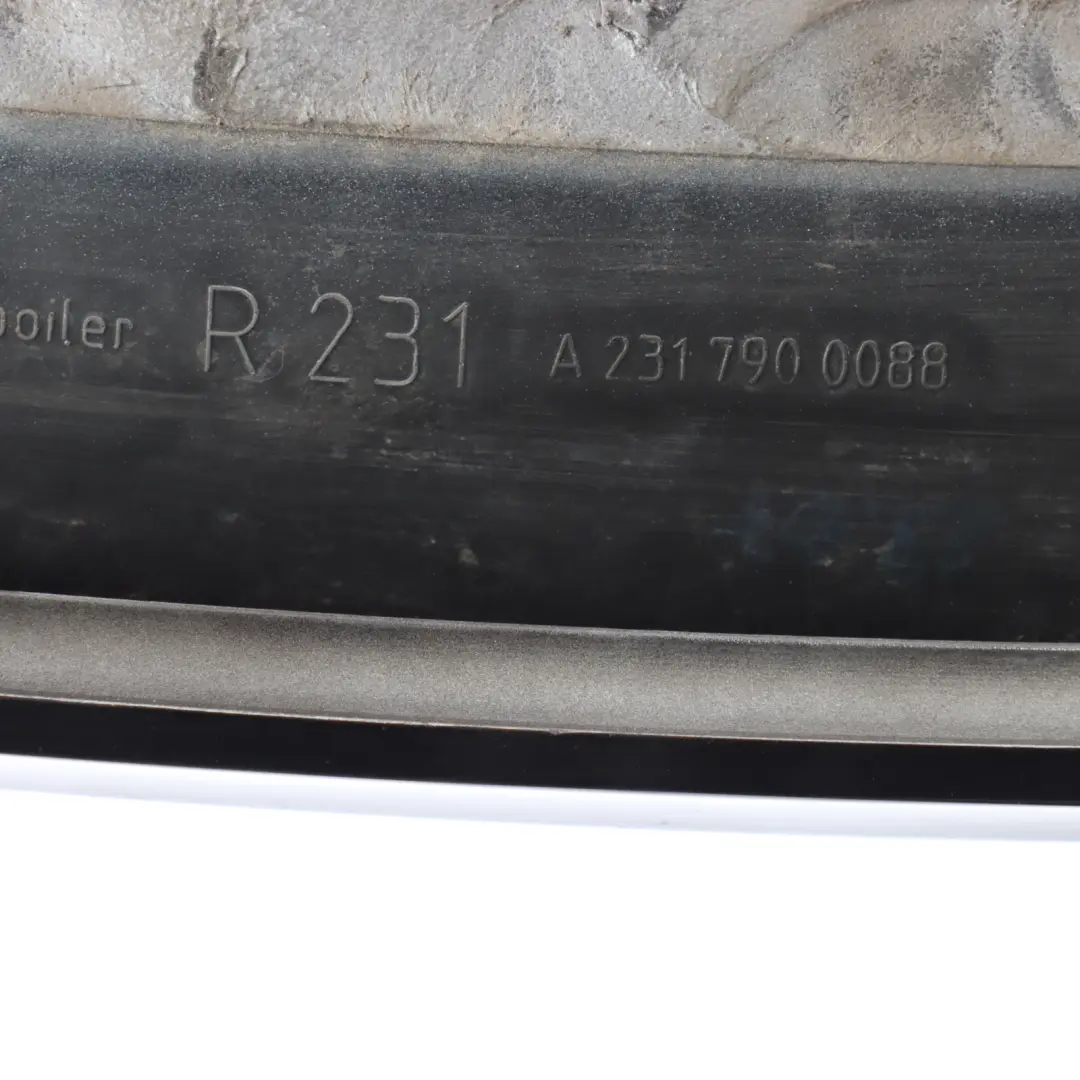 Boot Tailgate Trunk Lid Rear Spoiler Panel Obsidian Black 197 to Mercedes R231 AMG with Part number A2317900088 Mercedes R231 AMG Boot Tailgate Trunk Lid Rear Spoiler Panel Obsidian Black 197 - SKU A2317900088-OB1 - Part number A2317900088