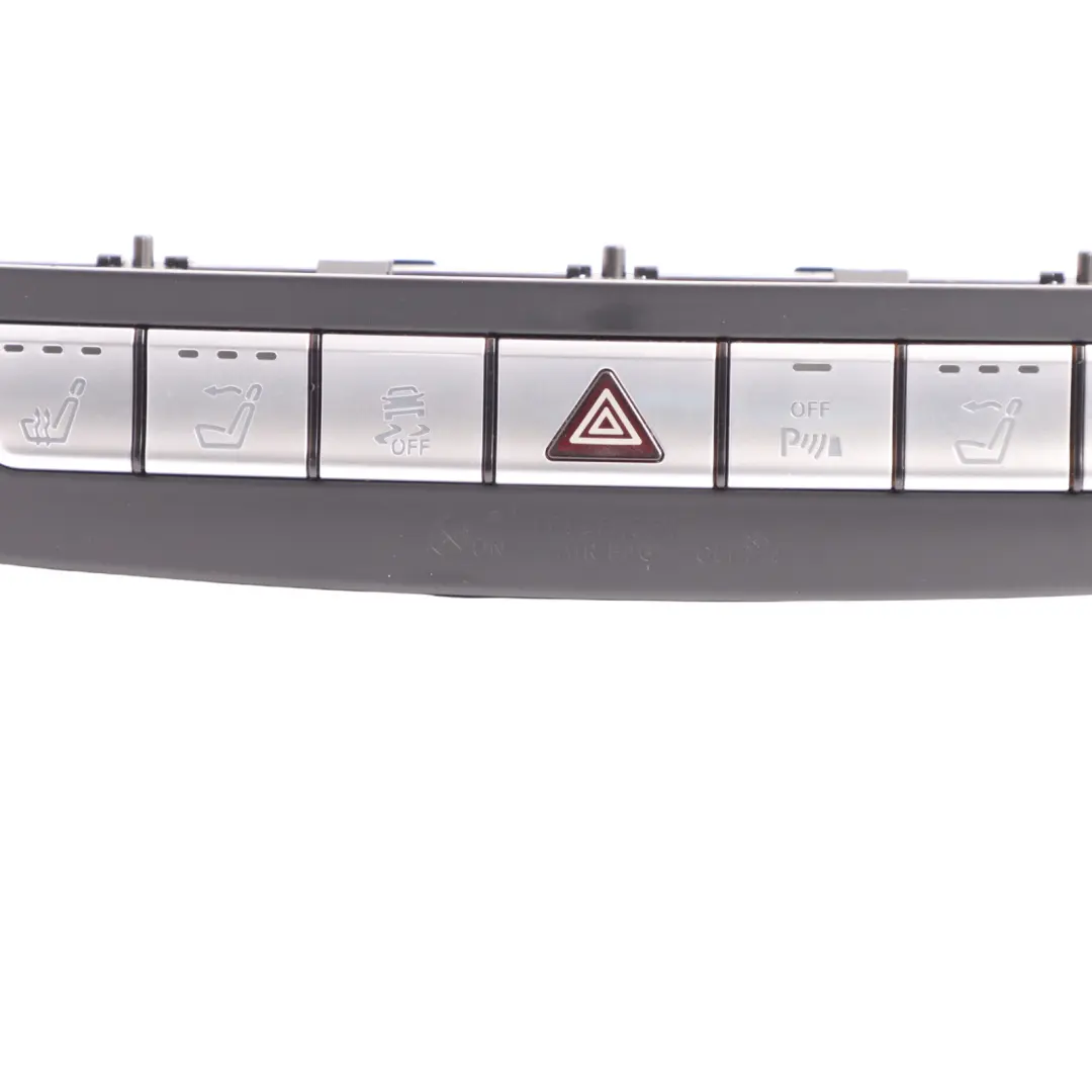 PDC ESP Heated Seat Hazard Triangle Switch Block Panel to Mercedes R231 with Part number A2318203010 Mercedes R231 PDC ESP Heated Seat Hazard Triangle Switch Block Panel - SKU A2318203010 - Part number A2318203010