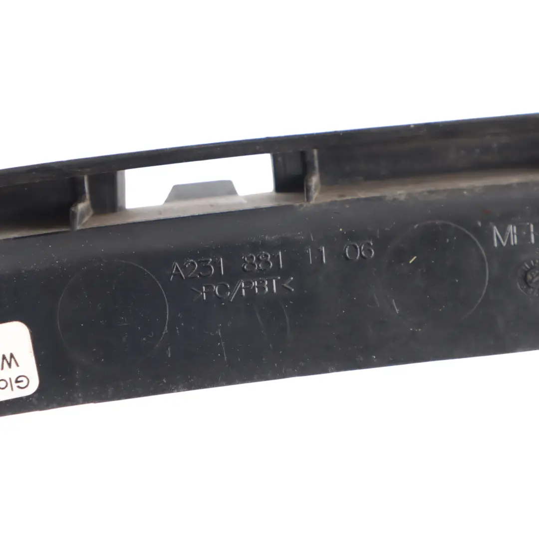 Mount Bracket Holder Bumper Rear Left N/S to Mercedes R231 with Part number A2318811106 Mercedes R231 Mount Bracket Holder Bumper Rear Left N/S - SKU A2318811106 - Part number A2318811106