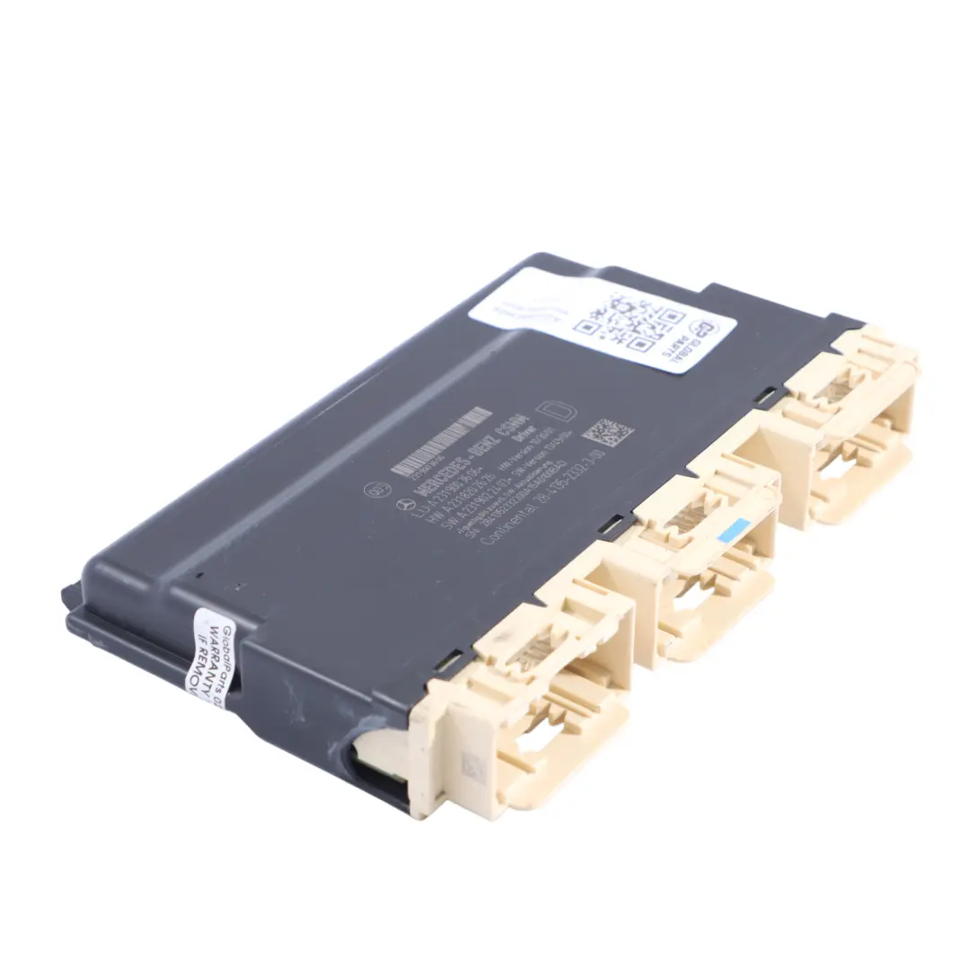 Module Commande Siège Conducteur pour Mercedes R231 à propos du numéro de pièce A2319003606 Mercedes R231 Module Commande Siège Conducteur - SKU A2319003606 - Numéro de pièce A2319003606