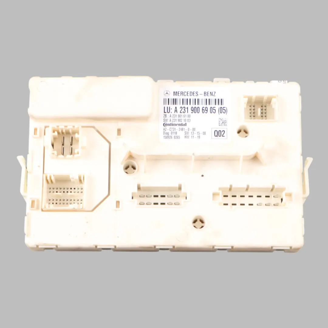 Roof Module Controller ECU to Mercedes SL R231 with Part number A2319006905 Mercedes SL R231 Roof Module Controller ECU - SKU A2319006905 - Part number A2319006905