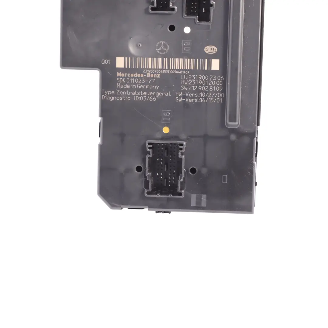 SAM Module Control Unit Fuse Relay Box Rear to Mercedes R231 with Part number A2319007306 Mercedes R231 SAM Module Control Unit Fuse Relay Box Rear - SKU A2319007306-1 - Part number A2319007306