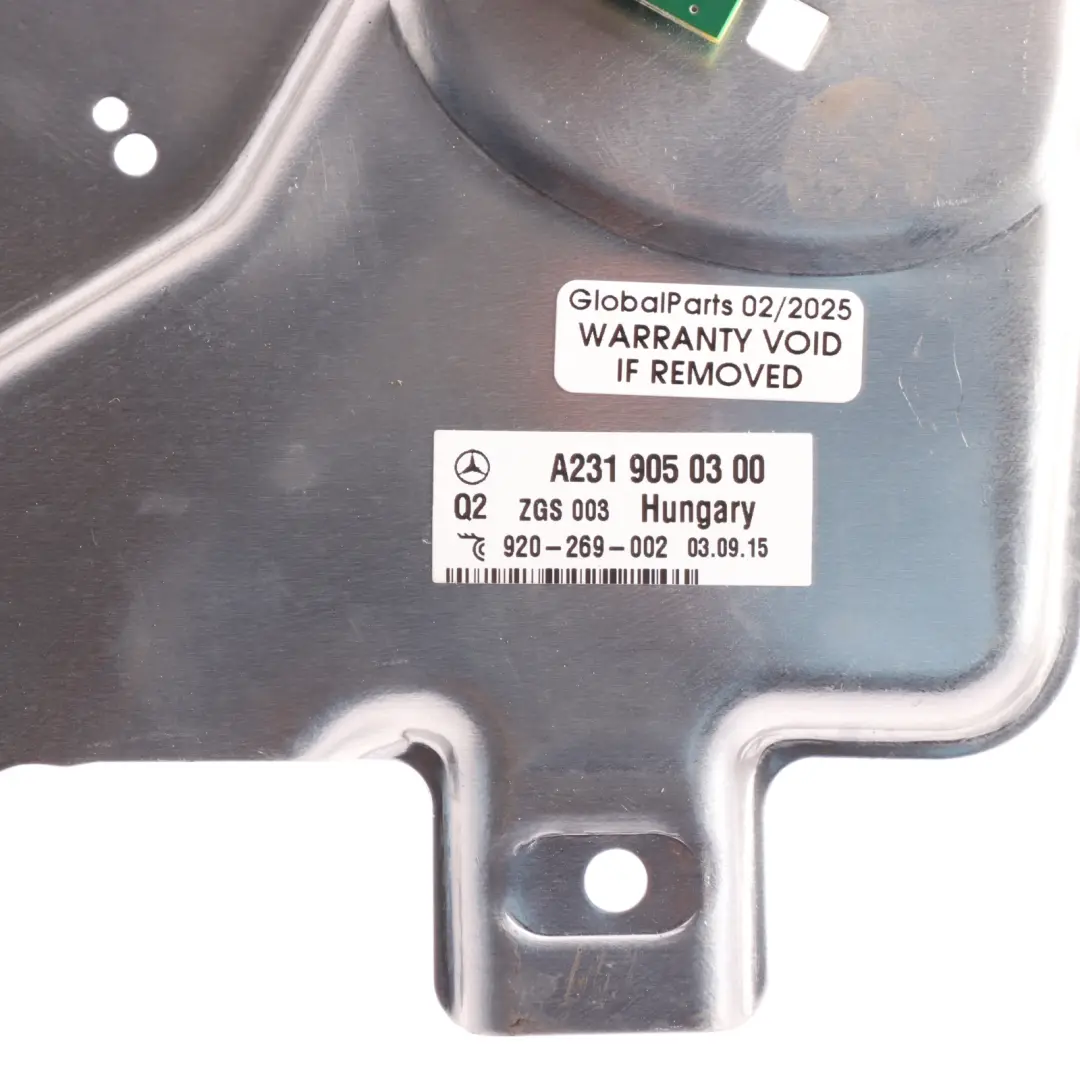 Mercedes R231 GPS Navigation System Antenna - SKU A2319050300 - Part number A2319050300