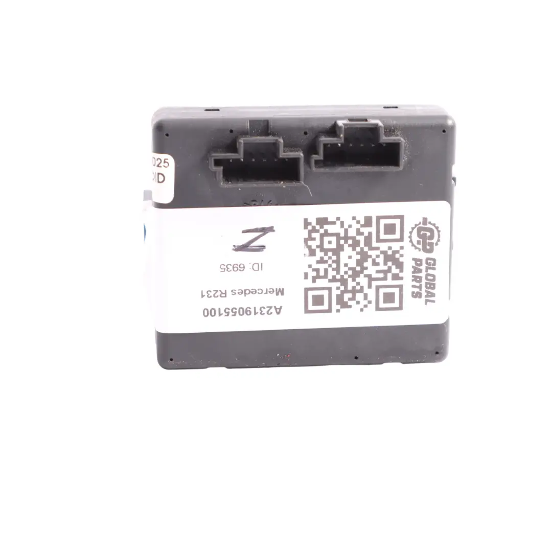 Mercedes R231 Interruptor De Encendido Llave Lector - SKU A2319055100 - Número de pieza A2319055100
