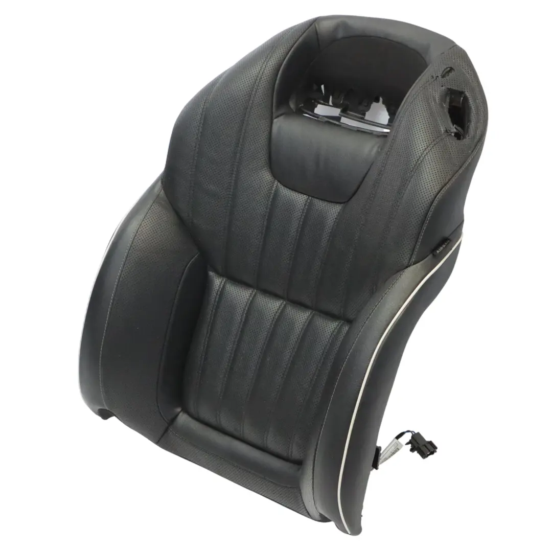 Asiento Delantero Izquierdo Respaldo Funda Cuero Negro para Mercedes R231 con número de pieza A2319102347 Mercedes R231 Asiento Delantero Izquierdo Respaldo Funda Cuero Negro - SKU A2319102347 - Número de pieza A2319102347