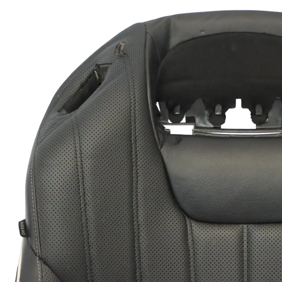 Mercedes R231 Sedile Anteriore Destro Schienale Cover Pelle Nero - SKU A2319102447 - Numero di parte A2319102447