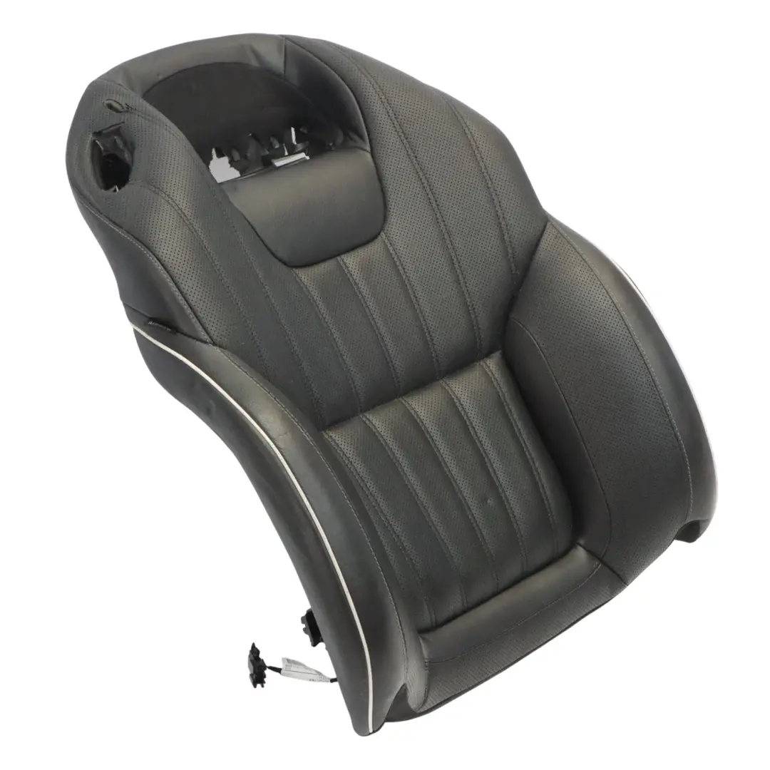 Mercedes R231 Front Seat Right O/S Backrest Back Cover Leather Black - SKU A2319102447 - Part number A2319102447