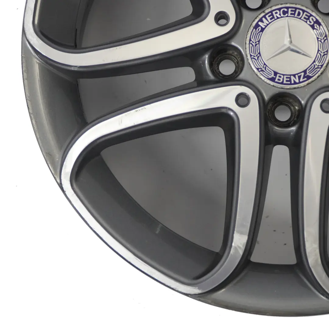 Mercedes W176 Cerchio in lega 17" 5 doppie razze ET:52.5 7.5J - SKU A2464010302-1 - Numero di parte A2464010302