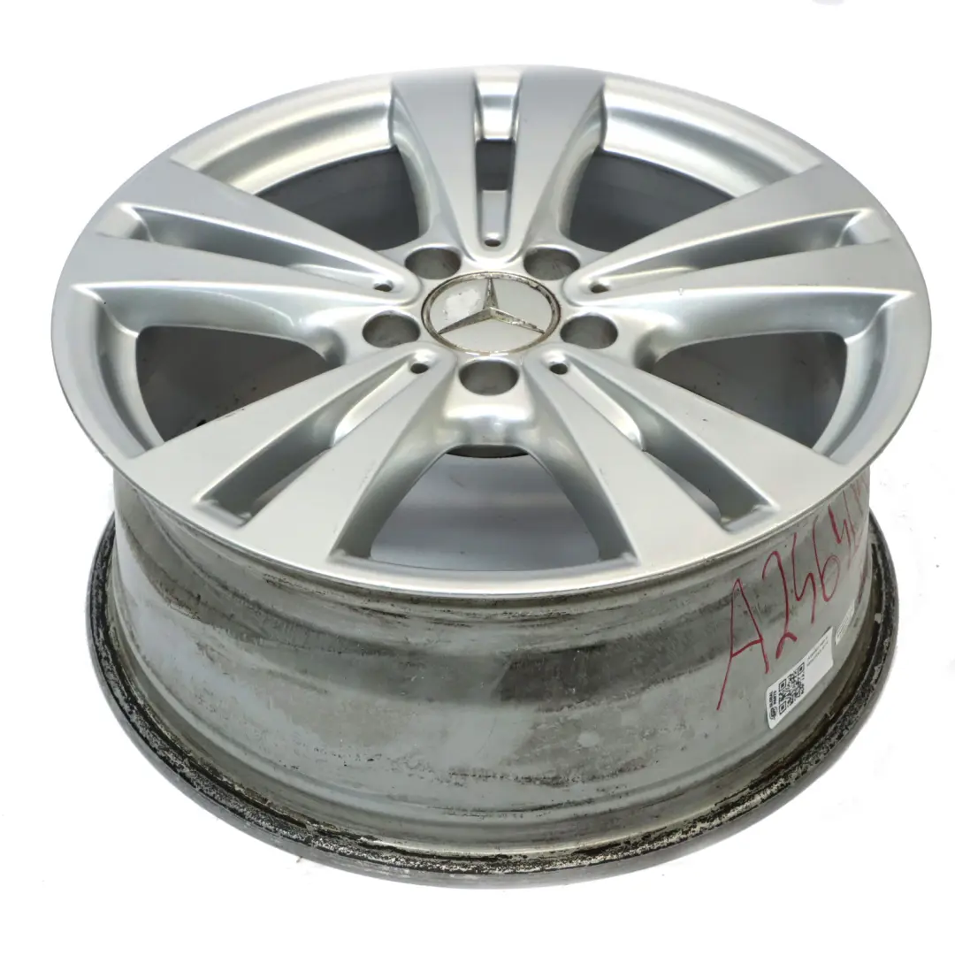 Mercedes W176 W246 Silver Alloy Wheel Rim 17" 7,5J ET:52,5 - SKU A2464011400-6 - Part number A2464011400